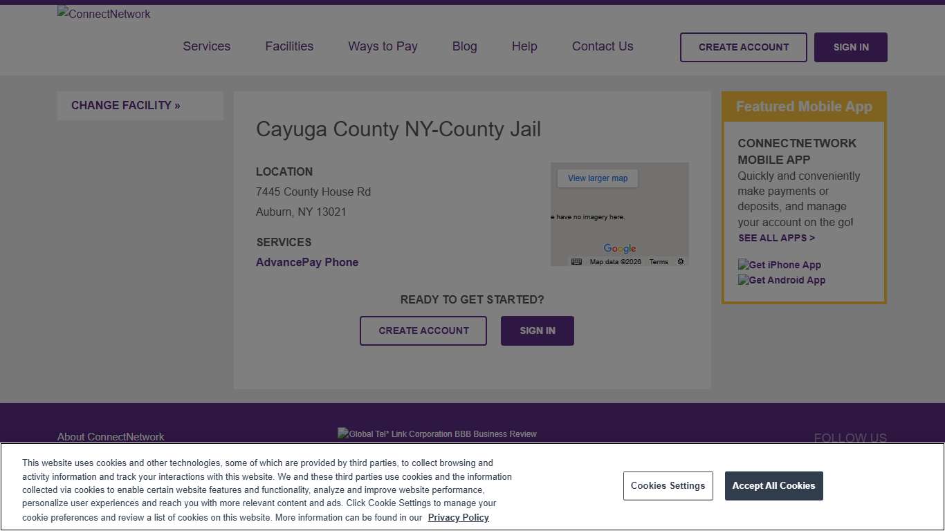 Cayuga County NY-County Jail | ConnectNetwork